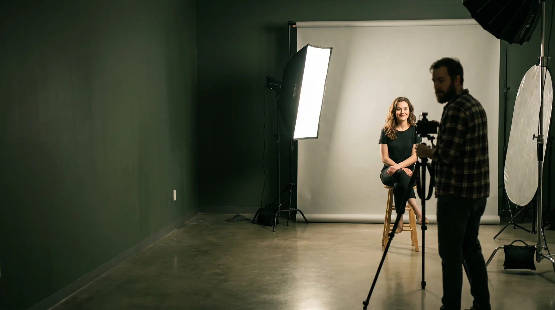Four professional actors shown in clear casting headshots