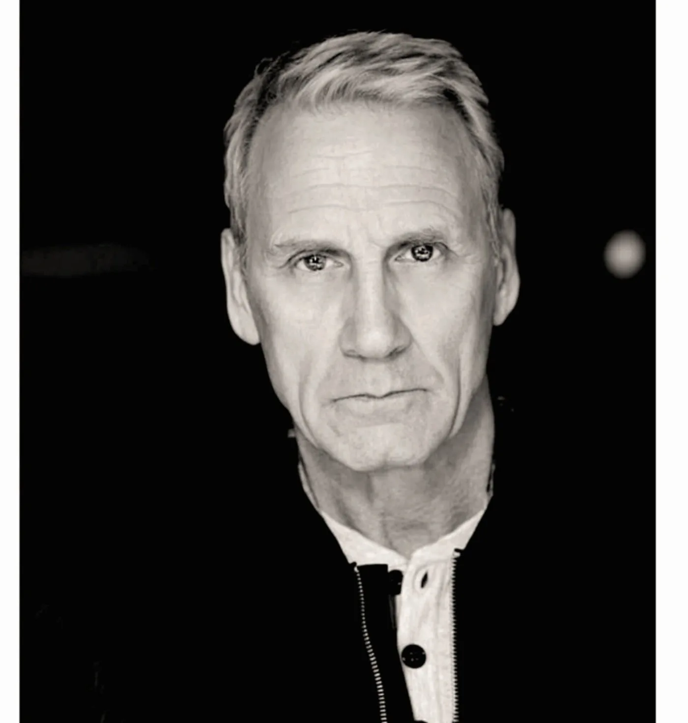Black-and-white portrait of Will Roberts