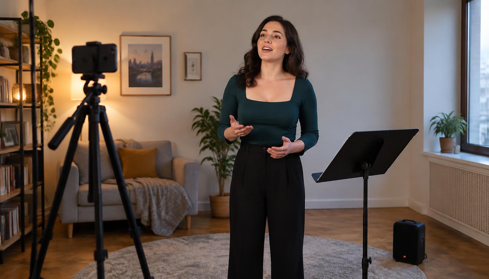 How to Self-Tape a Singing Audition